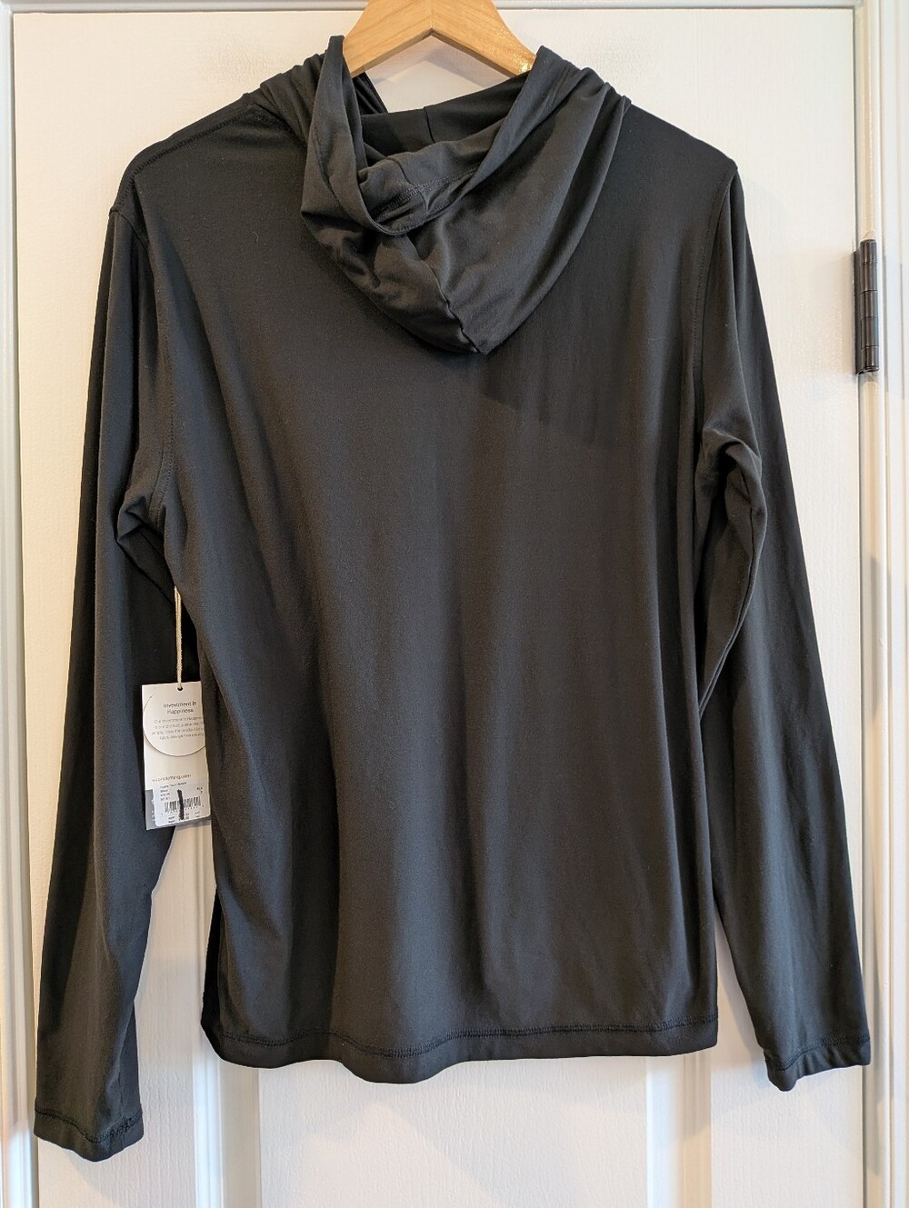 Vuori Strato Tech Hoodie Performance Pullover Black Activewear Athleisure Size S - Picture 13 of 16